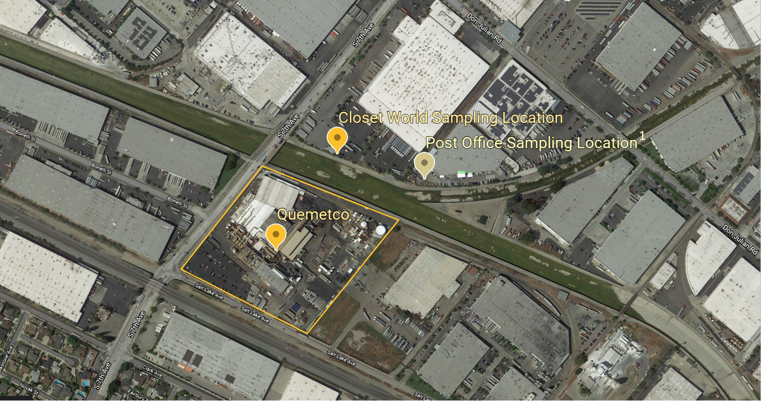 Map of Quemetco location