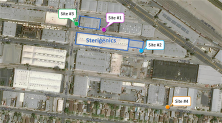 24-Hour Integrated Sample Locations